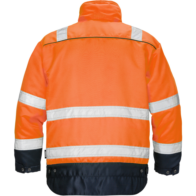 Produktbild föreställande artikeln VINTERJACKA VARSEL KL 3 444 PP VARSELORANGE/MARIN STL 2XL från kategorin Överdelar