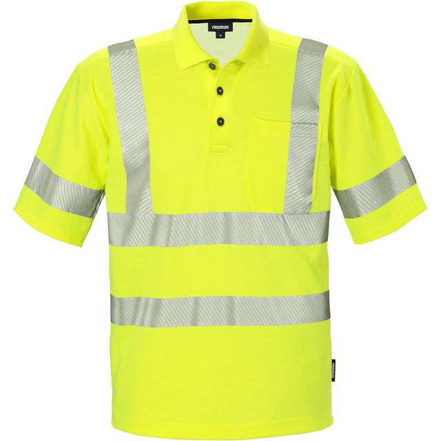 Produktbild föreställande artikeln PIKÉ VARSEL KL 3 7406 PHV VARSELGUL STL 4XL från kategorin Överdelar