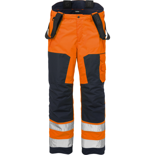 Produktbild föreställande artikeln VINTERBYXA VARSEL 2035 GTT VARSELORANGE/MARIN STL 3XL från kategorin Varselbyxor