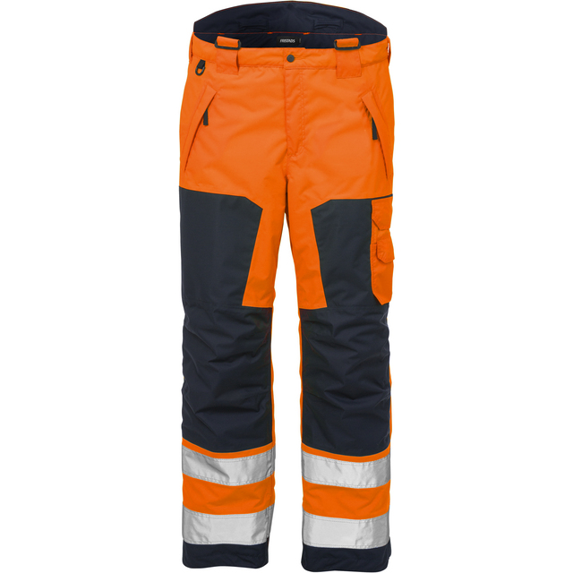 Produktbild föreställande artikeln VINTERBYXA VARSEL 2035 GTT VARSELORANGE/MARIN STL 3XL från kategorin Varselbyxor