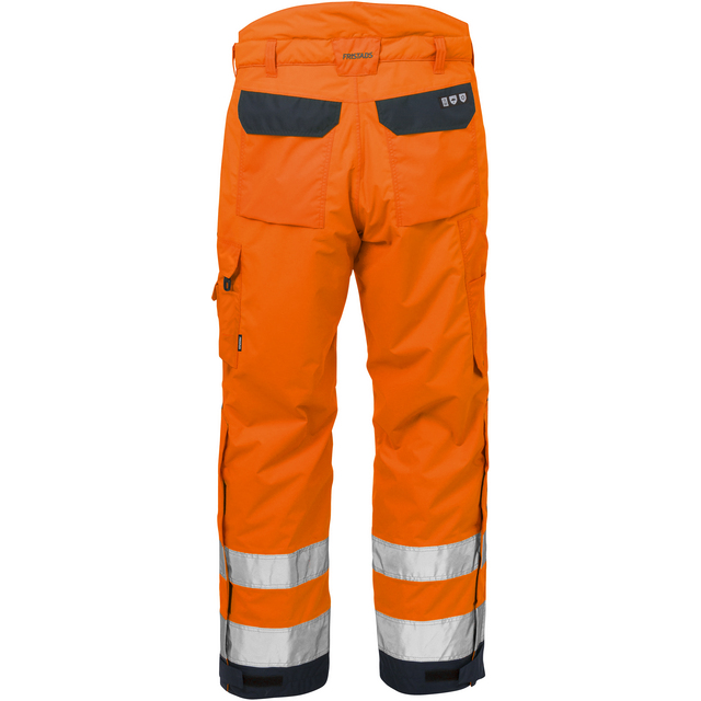 Produktbild föreställande artikeln VINTERBYXA VARSEL 2035 GTT VARSELORANGE/MARIN STL 3XL från kategorin Varselbyxor
