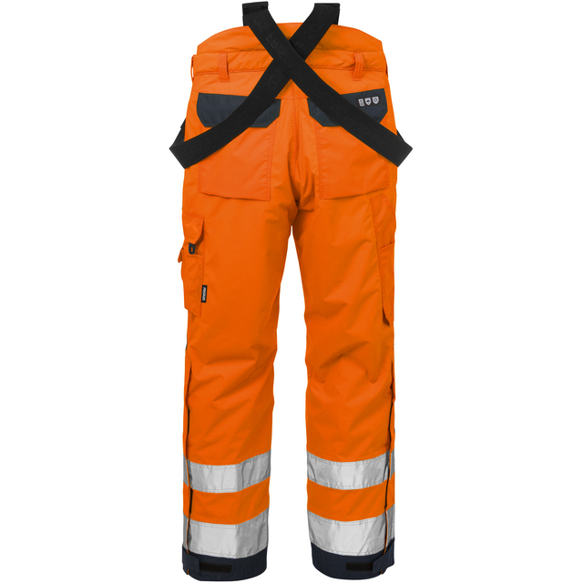 Produktbild föreställande artikeln VINTERBYXA VARSEL 2035 GTT VARSELORANGE/MARIN STL 3XL från kategorin Varselbyxor