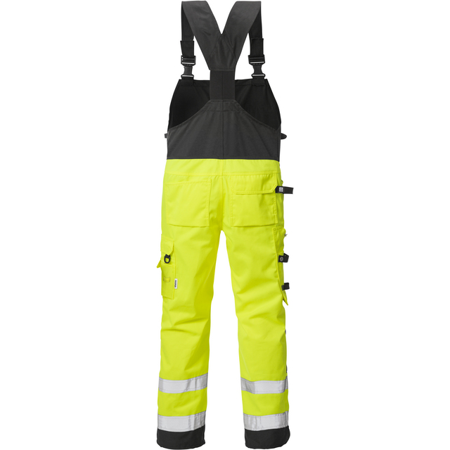 HÄNGSLEBYXA VARSEL 1014 PLU VARSELGUL/SVART STL C52