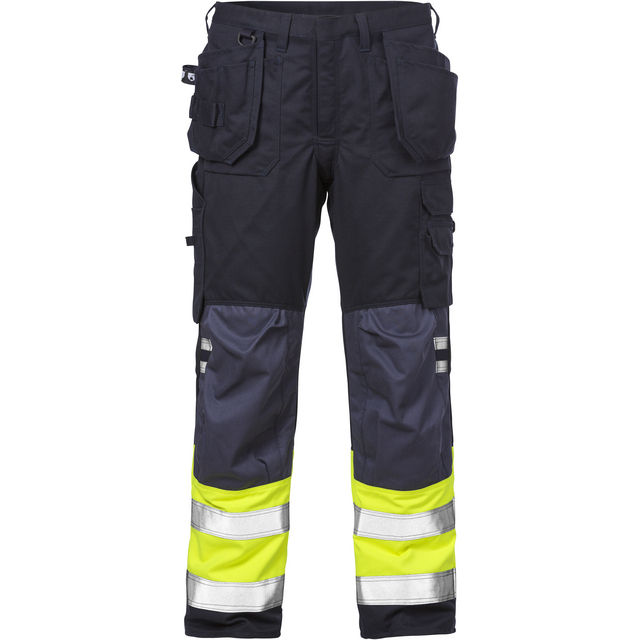 HANTVERKARBYXA FLAM 2074 ATHS VARSELGUL/MARIN STL C48 | Beijerbygg Byggmaterial