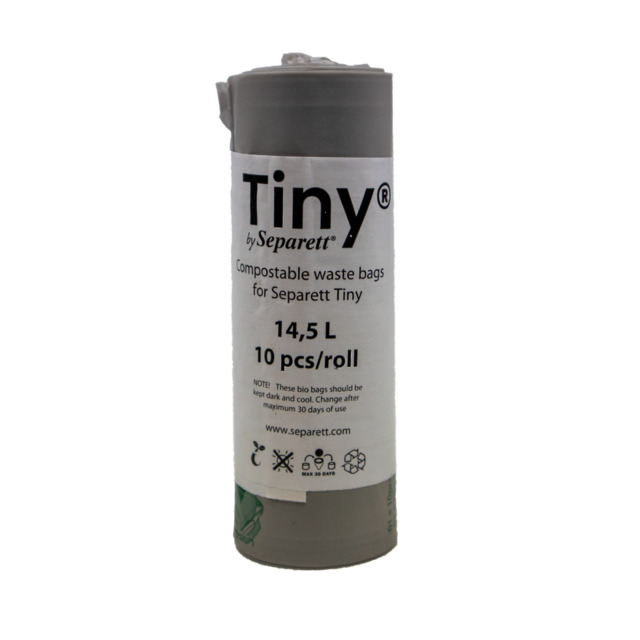Produktbild föreställande artikeln PÅSE KOMPOSTERBAR TINY 10ST  från kategorin Sanitetstillbehör