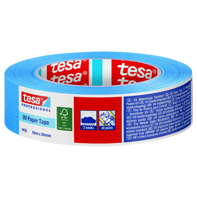 MASKERINGSTEJP UV STANDARD OUTDOOR 2WEEKS 50M 25MM