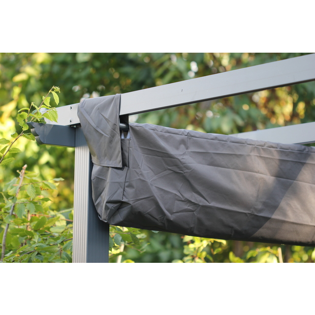 SKYDDSDUK FÖR PERGOLA TAK GRÅ 3X3M