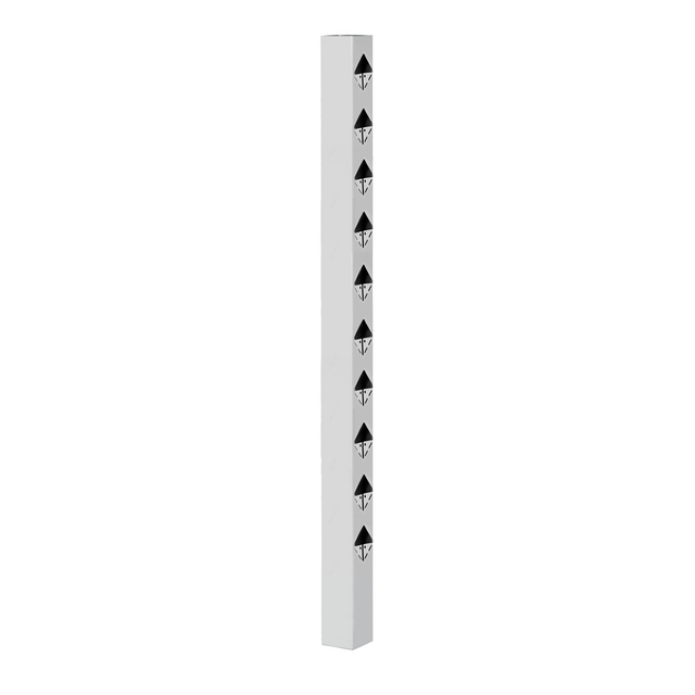 STAKET ÖCKERÖ AVSLUT VIT 1100MM 70X70MM | Beijerbygg Byggmaterial
