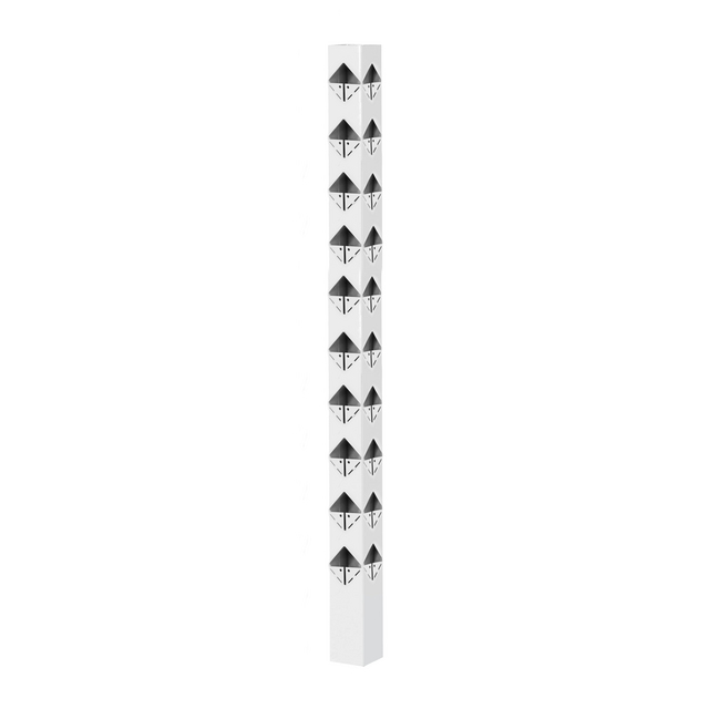 STAKET ÖCKERÖ HÖRN VIT 1100MM 70X70MM | Beijerbygg Byggmaterial
