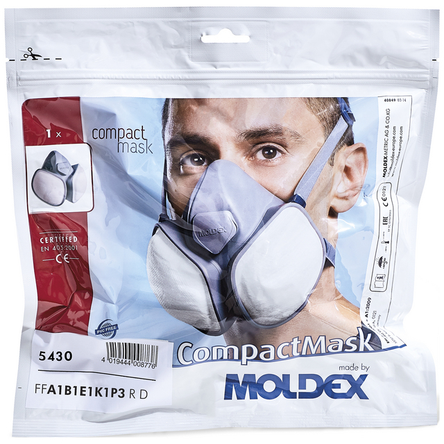 HALVMASK 543001 FFABEKP3 R D MOLDEX