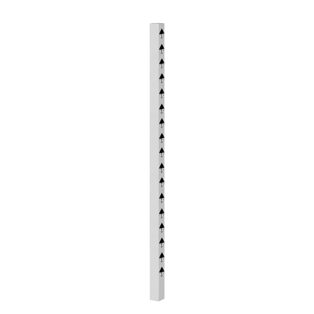 STAKET ÖCKERÖ AVSLUT VIT 1770MM 70X70MM | Beijerbygg Byggmaterial