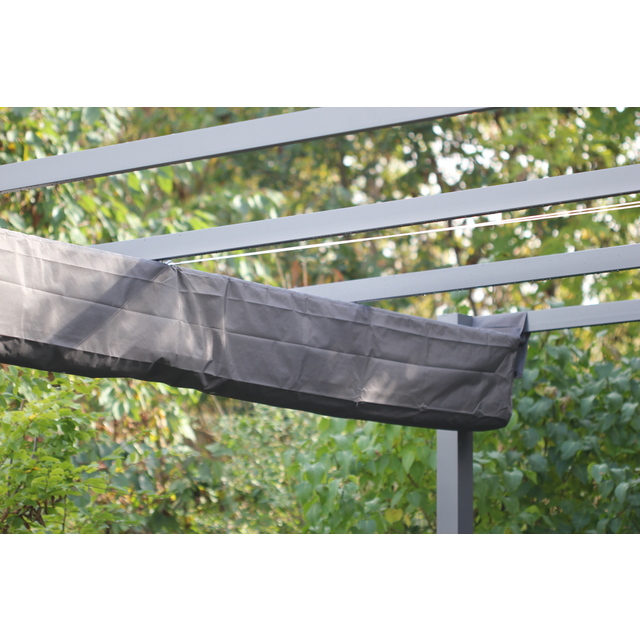 SKYDDSDUK FÖR PERGOLA TAK GRÅ 3X4/4X4M