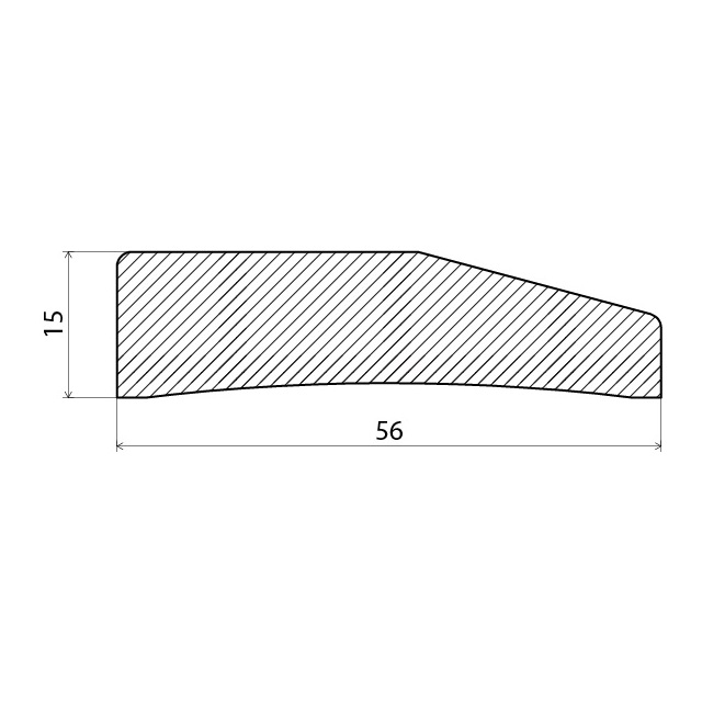15X56 FODER SKREA VIT L=4,4M FURU VITMÅLAD RAW (10) | Beijerbygg Byggmaterial