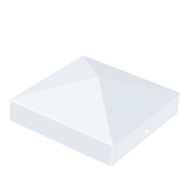 STOLPLOCK VIT 96X96MM