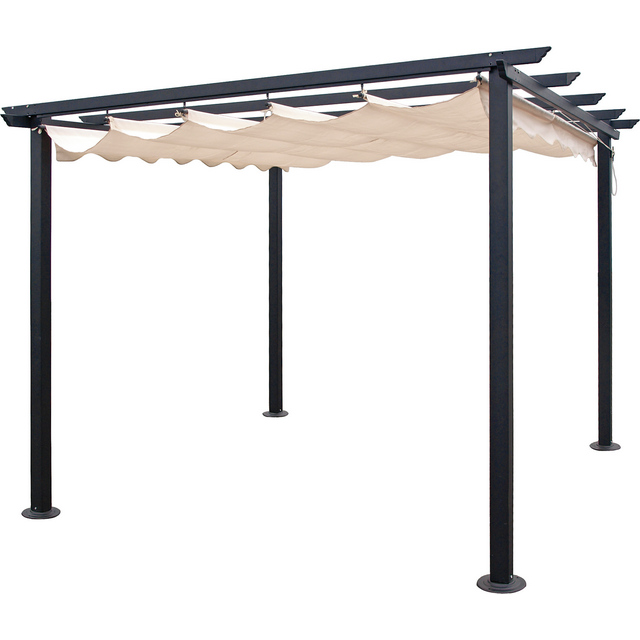 Produktbild föreställande artikeln PERGOLA JABO POLYESTER ALUMIN 3X3M från kategorin Pergola