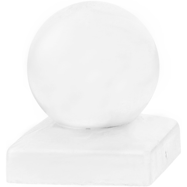 STOLPLOCK MED KNOPP VIT 71X71