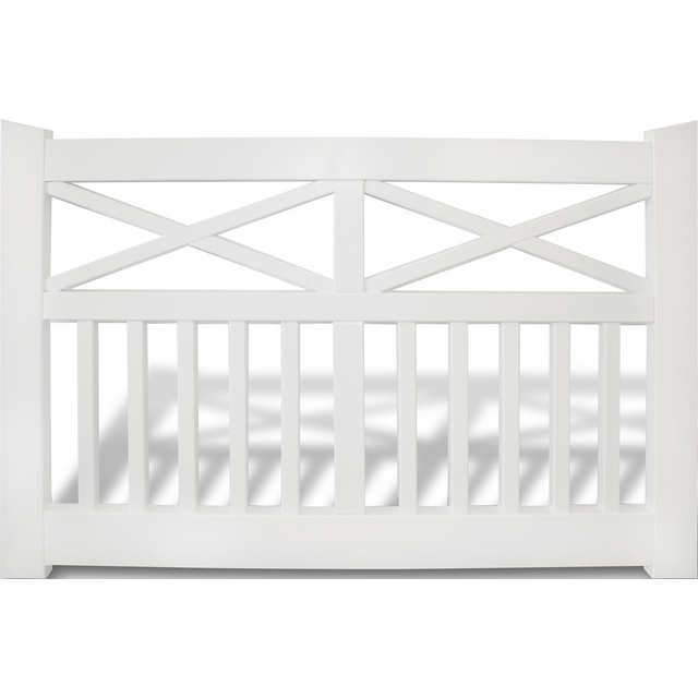 GRIND ANTIK JABO VITMÅLAD 140X100