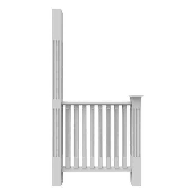 Miljöbild föreställande artikeln STOLPE ARNÖ SPÅRAD GRUNDMÅLAD 135X135X1250MM från kategorin Staketstolpar