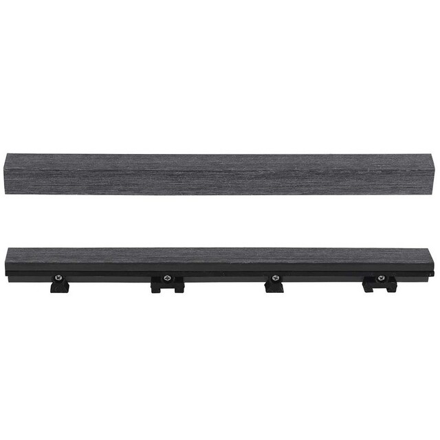 KANTLIST FÖR KOMPOSITTRALL UTV HÖRN GRÅ 35,5X2,5CM | Beijerbygg Byggmaterial