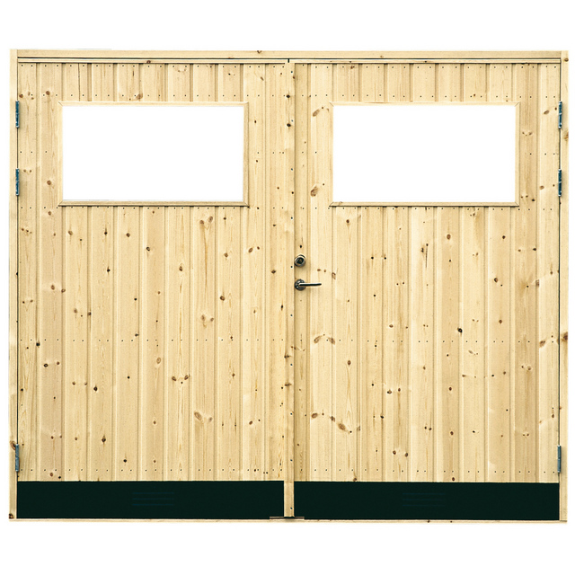 GARAGEPORT 10GR RAK PANEL GLAS INKL 2ST DÖRRSPÄRRAR 25X21
