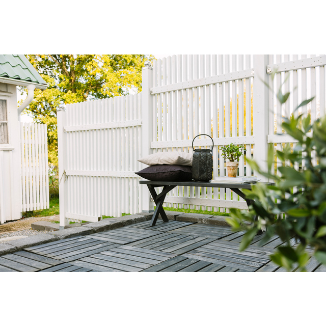 STAKET LINNEA 2 SVART 180X90CM