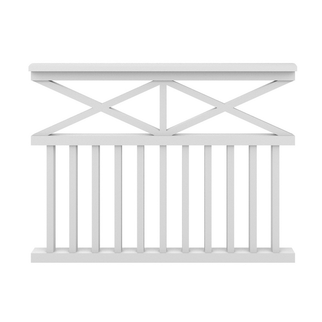 ALTANRÄCKE KRYSS VITMÅLAT 120X90CM