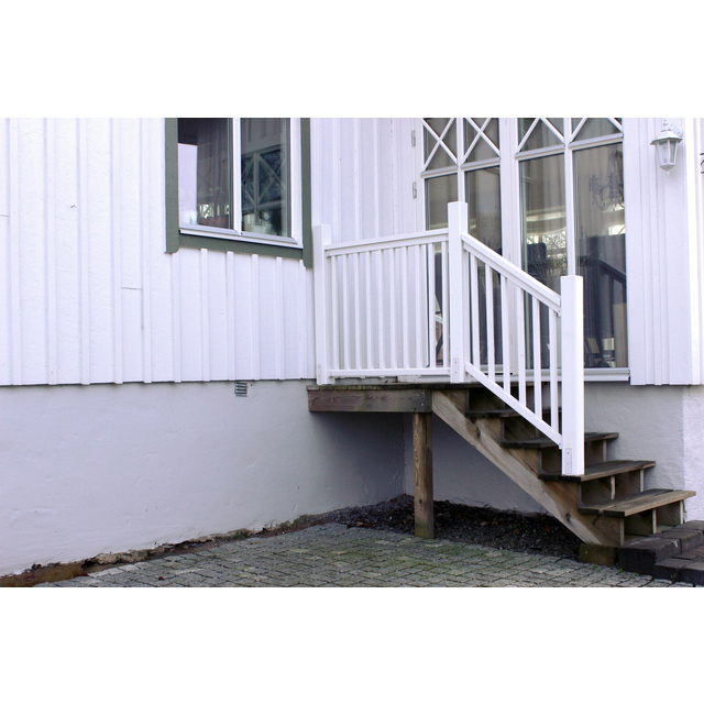 ALTANRÄCKE TRAPPSATS VITMÅLAT 126X70CM