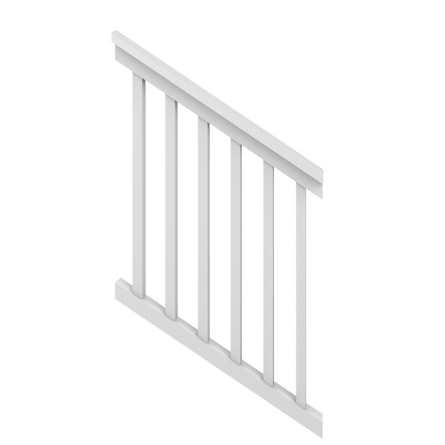 ALTANRÄCKE TRAPPSATS VITMÅLAT 126X70CM | Beijerbygg Byggmaterial