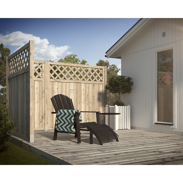 SKÄRM CLASSIC PIHL TRYCKIMPREGN GRAN 89X89CM