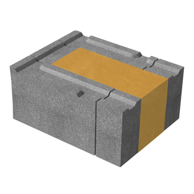 LÄTTKLINKERBLOCK LECA ISOBLOCK 350 HÖRN 433X350X197MM