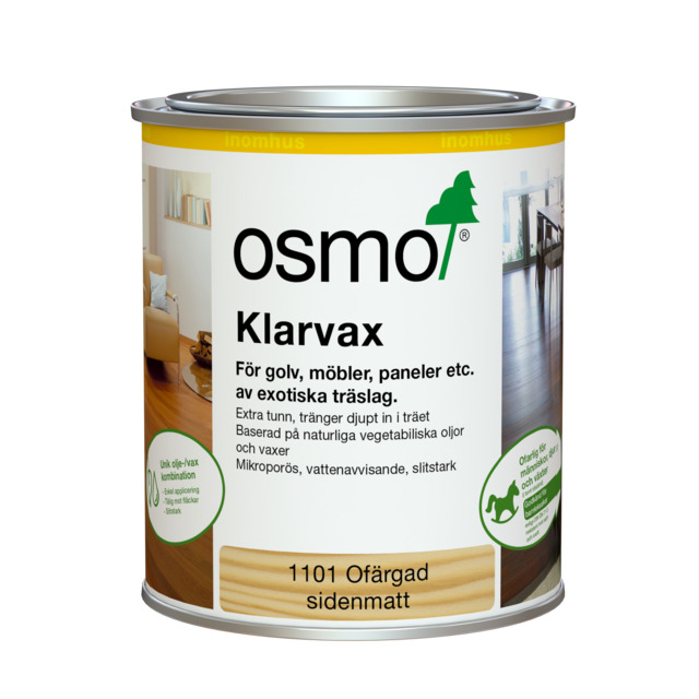 KLARVAX 1101 OSMO OFÄRGAD 0,75L | Beijerbygg Byggmaterial