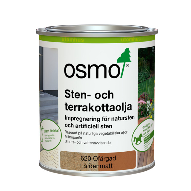 STEN-OCH TERRAKOTTA OLJA 620 OSMO OFÄRGAD 0,75L
