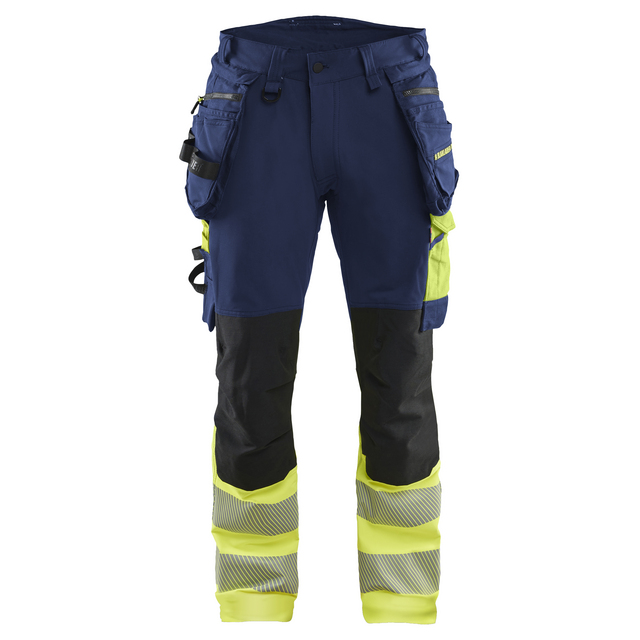 VARSELBYXA 1125 1648 4VSTRETCH SVART/VARSELGUL D100 | Beijerbygg Byggmaterial