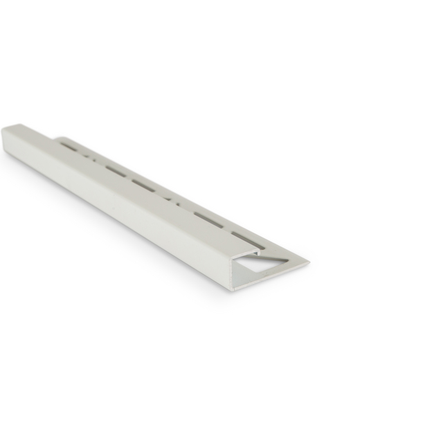 KAKELLIST KVADRAT ALU VIT 9MM 2,5M N