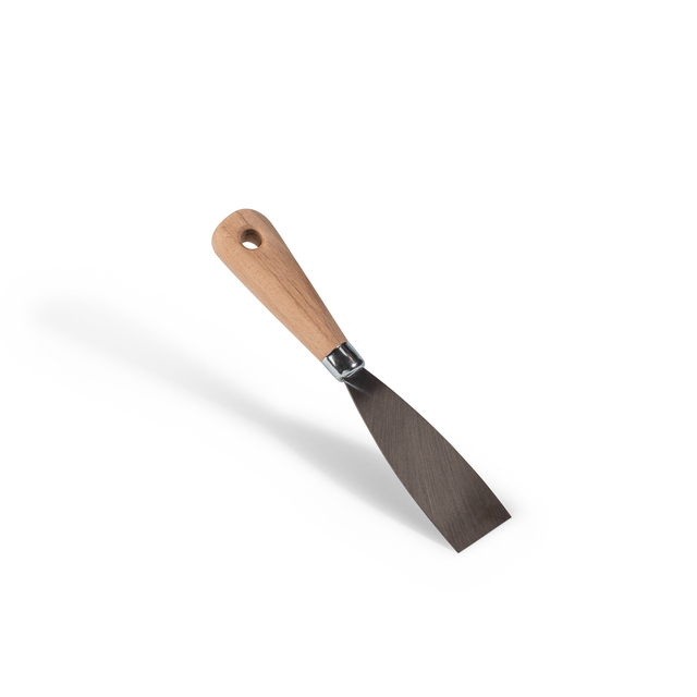 Produktbild föreställande artikeln STÅLSPACKEL 5419 40MM MED TRÄHANDTAG från kategorin Spackelspade