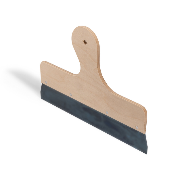 Produktbild föreställande artikeln BREDSPACKEL 5428 300MM AV STÅL MED TRÄHANDTAG från kategorin Spackelspade