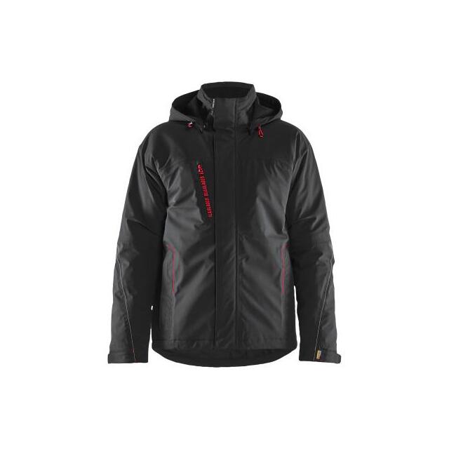 FUNKTIONSJACKA 4484 1917 LÄTT FODRAD STRETCH SVART/RÖD XXXL | Beijerbygg Byggmaterial