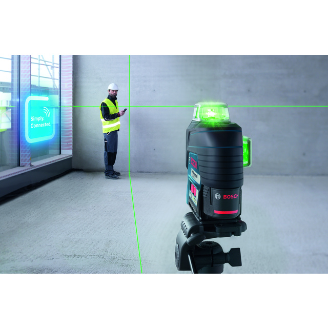 CIRKELLASER GRÖN GLL3-80CG M BM1 12V LADDARE
