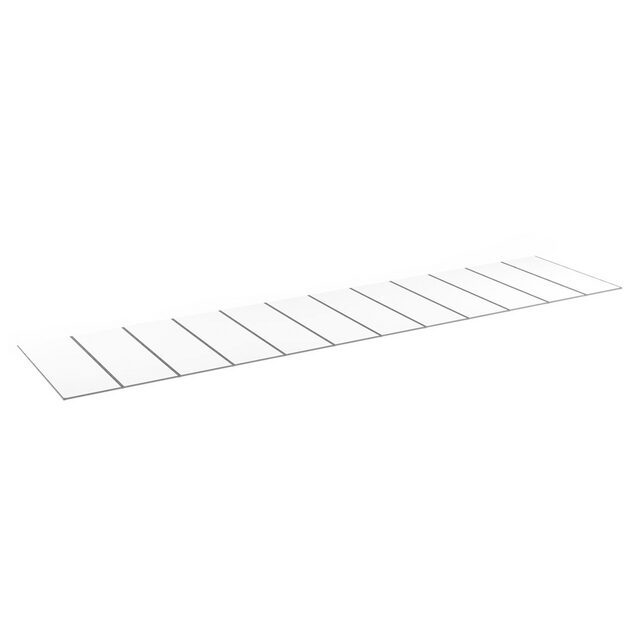 TAK 10MM KLAR 6000X1050 12ST KOMPLETT