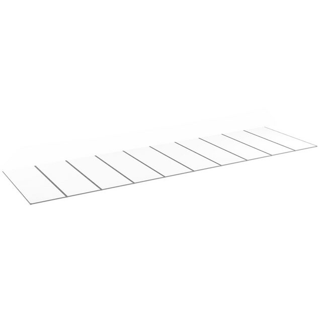 TAK 10MM KLAR 2000X1050 10ST KOMPLETT