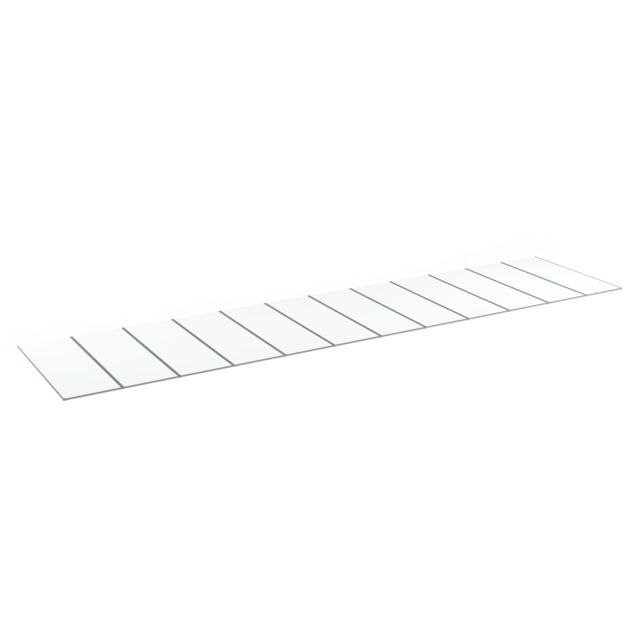 TAK 10MM KLAR 6000X1050 12ST KOMPLETT