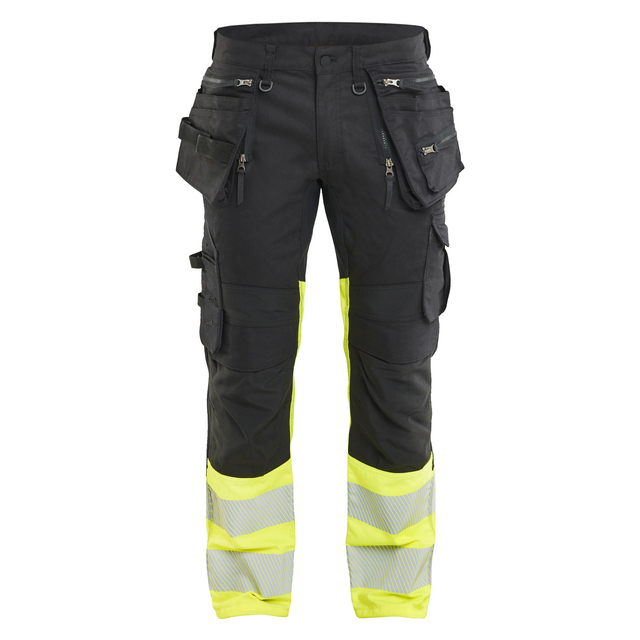 VARSELBYXA STRETCH SVART/VARSELGUL C44 | Beijerbygg Byggmaterial