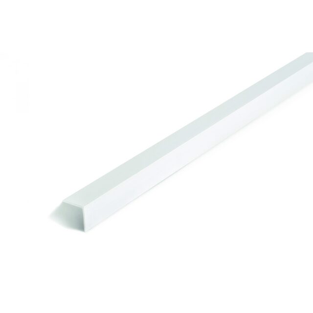 HÖRNSKYDDSLIST HÅRD PVC VIT 15X15MM 2.7M | Beijerbygg Byggmaterial