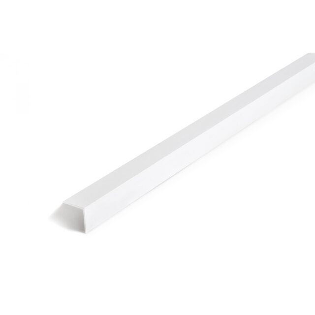 HÖRNSKYDDSLIST HÅRD PVC VIT 25X25MM 2.7M