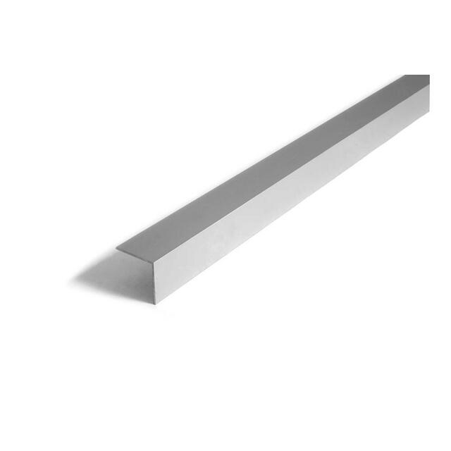 L-LIST 20X20X1MM SILVER 1 METERS ALUMINIUM | Beijerbygg Byggmaterial