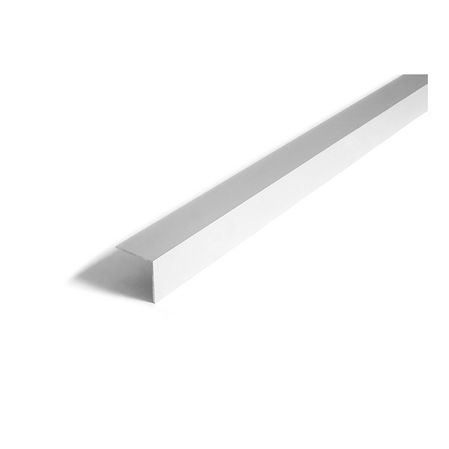 L-LIST 25X25X1,5MM SILVER 3 METERS ALUMINIUM