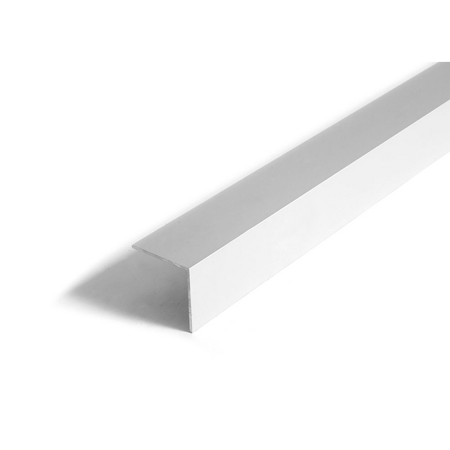 L-LIST 40X40X2MM SILVER 1 METERS ALUMINIUM