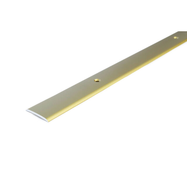 SKARVLIST 25MM SLÄT GULD 300CM INKLUSIVE SKRUV | Beijerbygg Byggmaterial