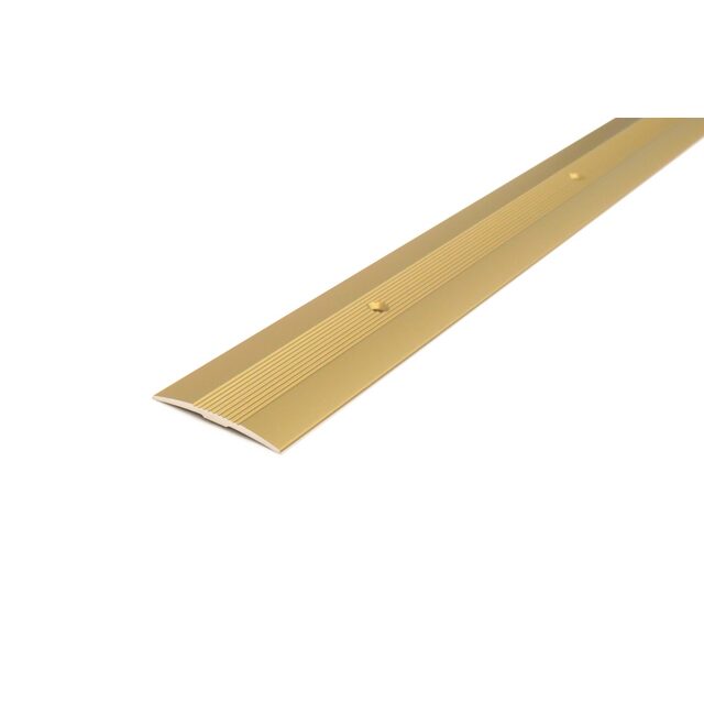 SKARVLIST 38MM RÄFFLAD GULD 300CM INKLUSIVE SKRUV | Beijerbygg Byggmaterial