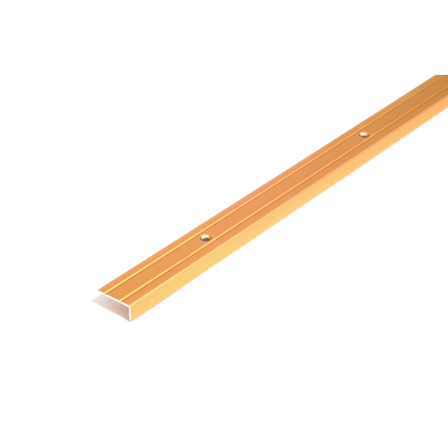 TRAPPKANTLIST 25X10MM GULD 300CM INKLUSIVE SKRUV | Beijerbygg Byggmaterial